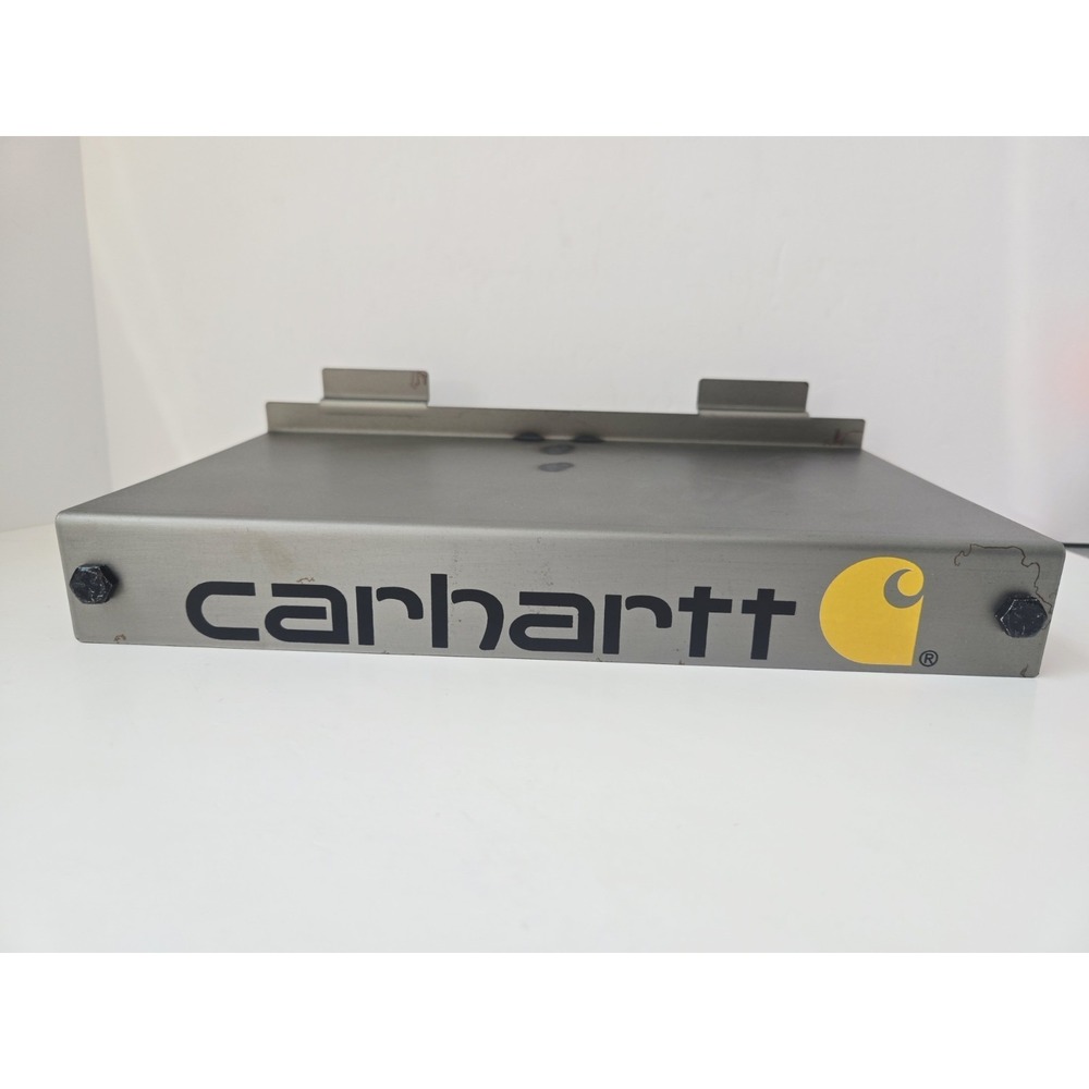 Carhartt Store Display Shelf metal Slatwall‎ Foot Wear 11x6" New